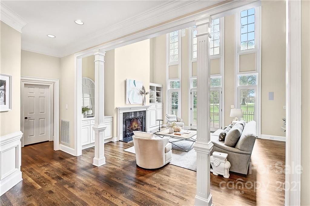 2826 Sharon Road Charlotte, NC 28211 - Photo 17 of 47 a living room with furniture and a large window