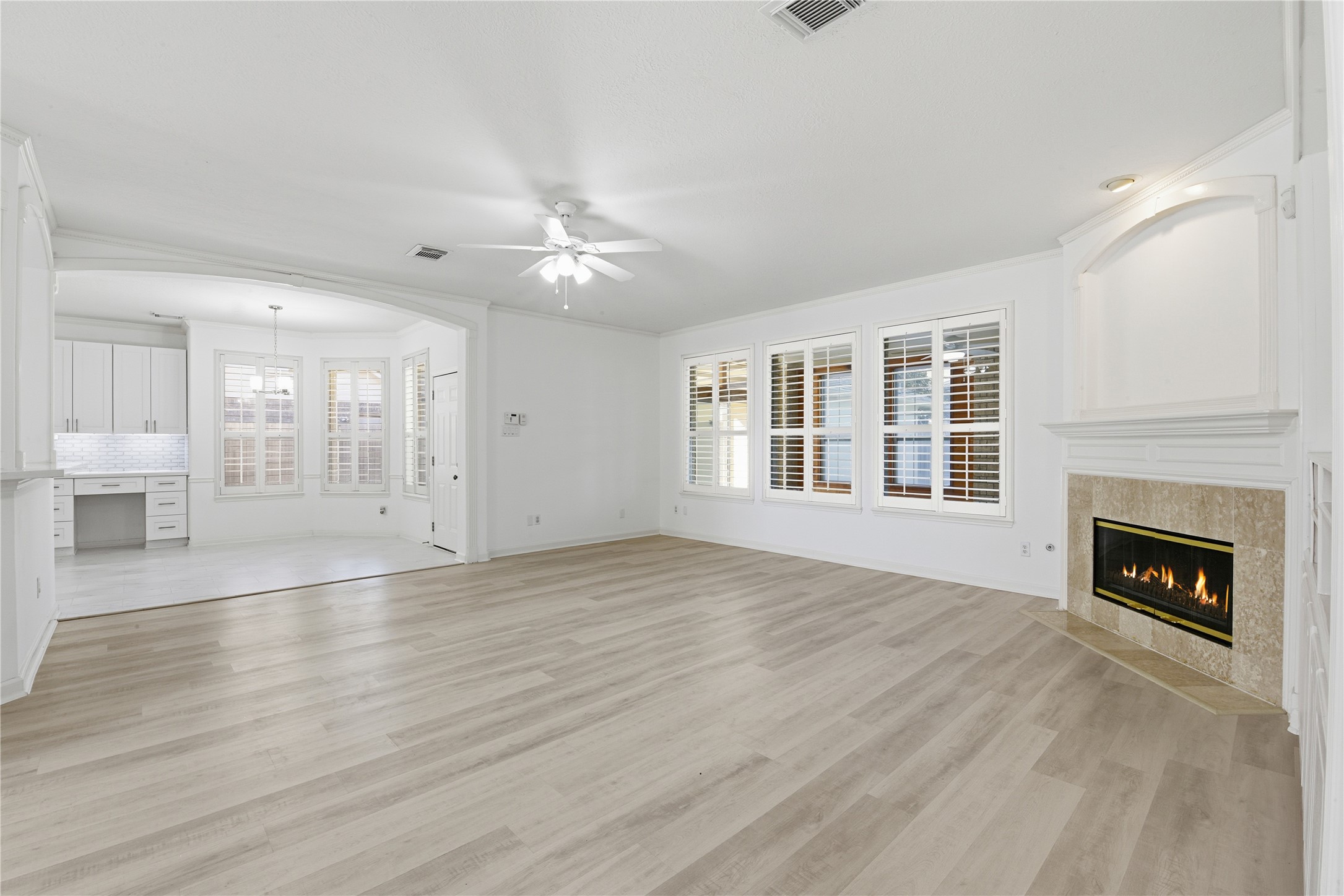 16614 Shorecrest Drive Houston, TX 77095 - Photo 11 of 50 a view of an empty room with wooden floor and a window