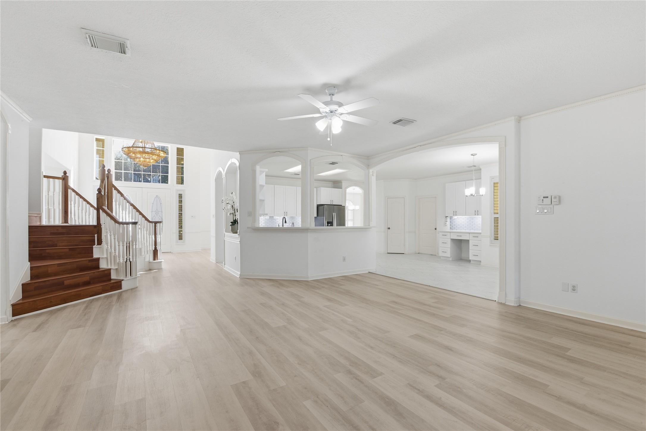 16614 Shorecrest Drive Houston, TX 77095 - Photo 12 of 50 wooden floor in an empty room with a window