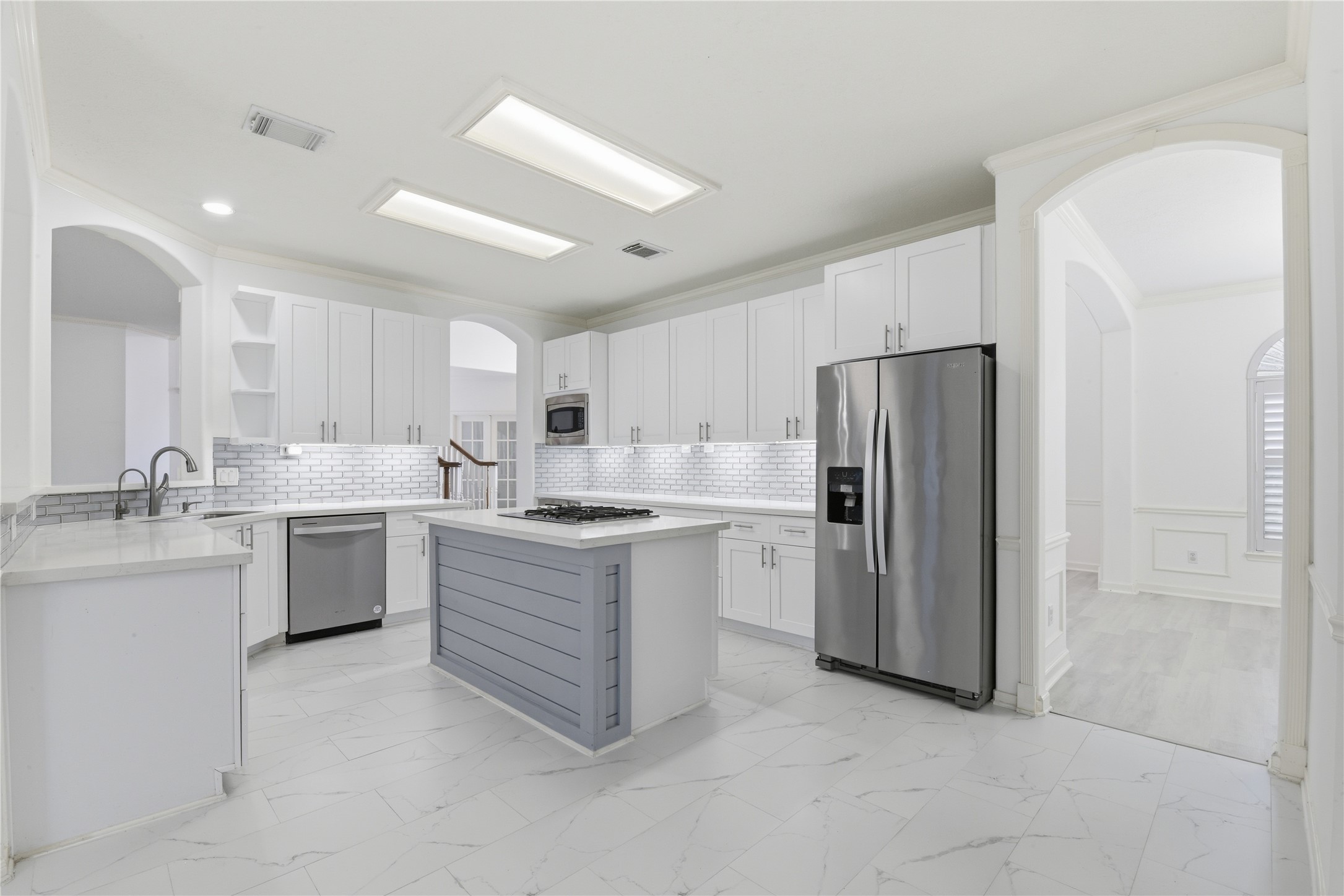 16614 Shorecrest Drive Houston, TX 77095 - Photo 16 of 50 a kitchen with a sink cabinets stainless steel appliances and a window