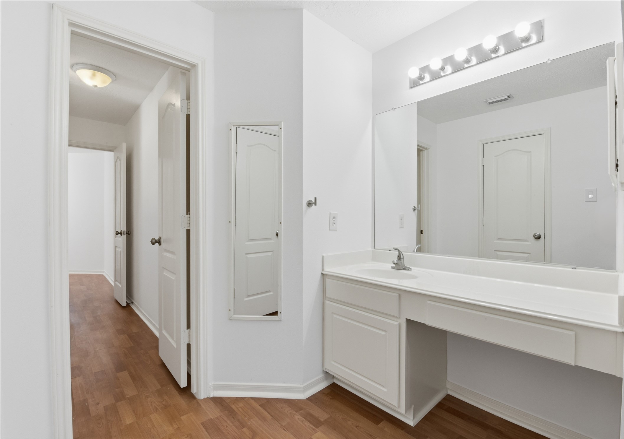 16614 Shorecrest Drive Houston, TX 77095 - Photo 34 of 50 a bathroom with a sink and a mirror
