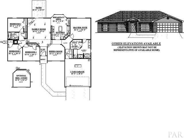 2119 Liberty Loop Road, Unit 4C Cantonment, FL 32533 - Photo 3 of 10 home will be built garage left estimated completion in Nov