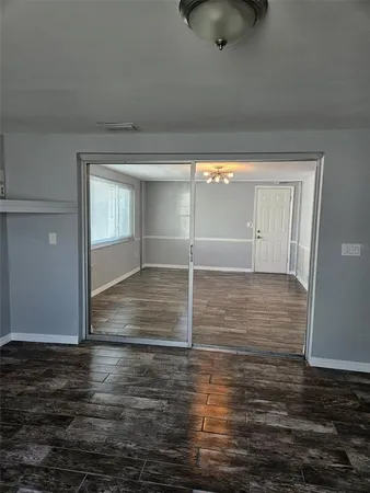 a view of wooden floor