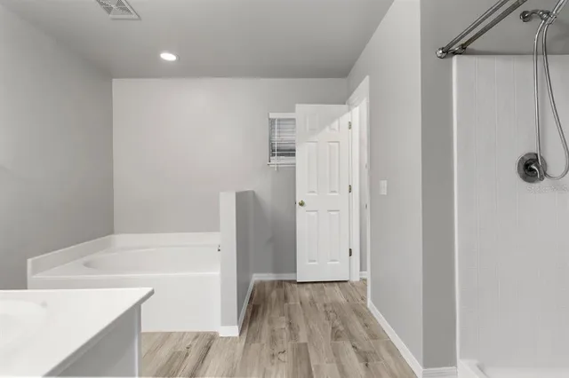 a view of bathroom with shower