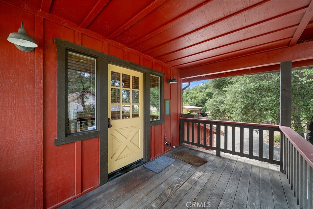 10330 Huasna Road Arroyo Grande, CA 93420 - Photo 42 of 74 a view of a porch with wooden floor and outdoor space