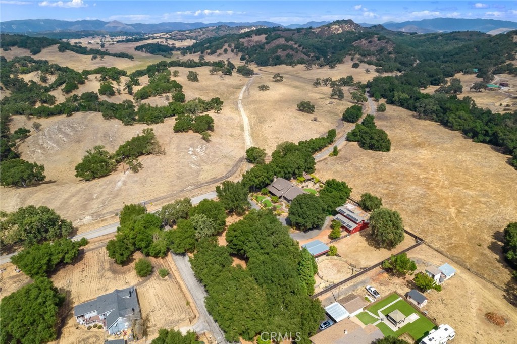10330 Huasna Road Arroyo Grande, CA 93420 - Photo 73 of 74 an aerial view of mountain with residential space and mountain view