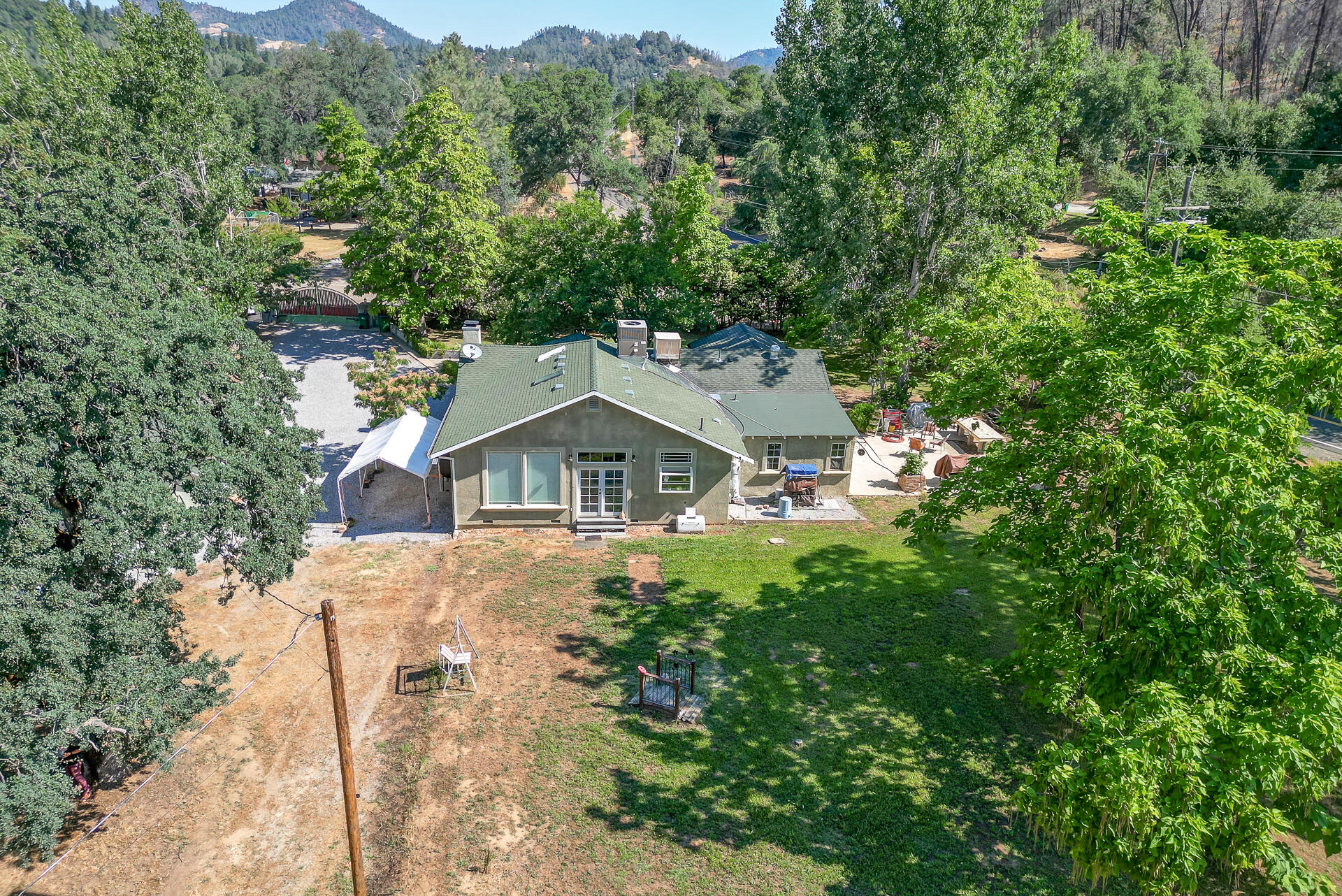 19947 Union School Road Redding, CA 96003 - Photo 45 of 50 Drone Back Yard