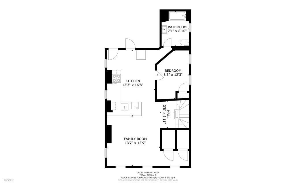 48 Chestnut Street Chelsea, MA 02150 - Photo 40 of 42 a picture of a floor plan