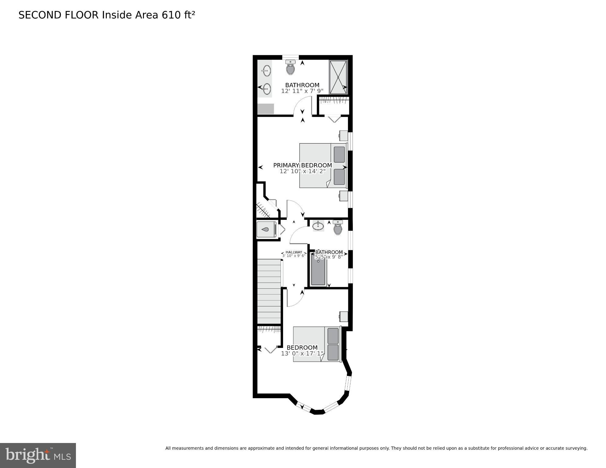 1600 Jackson Street Baltimore, MD 21230 - Photo 41 of 43 Upper Level Floor Plan