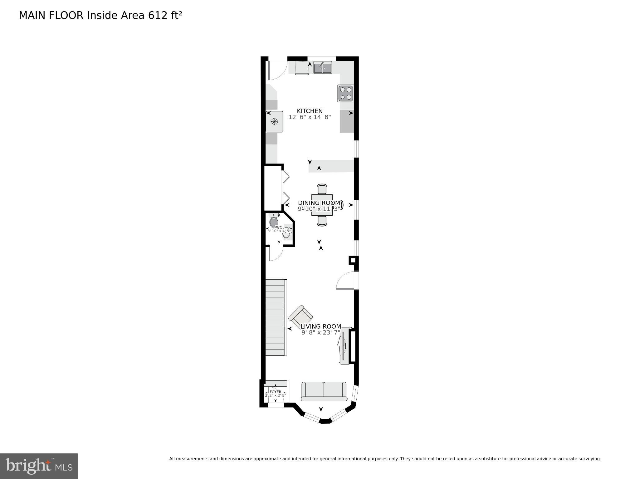 1600 Jackson Street Baltimore, MD 21230 - Photo 40 of 43 Main Level Floor Plan