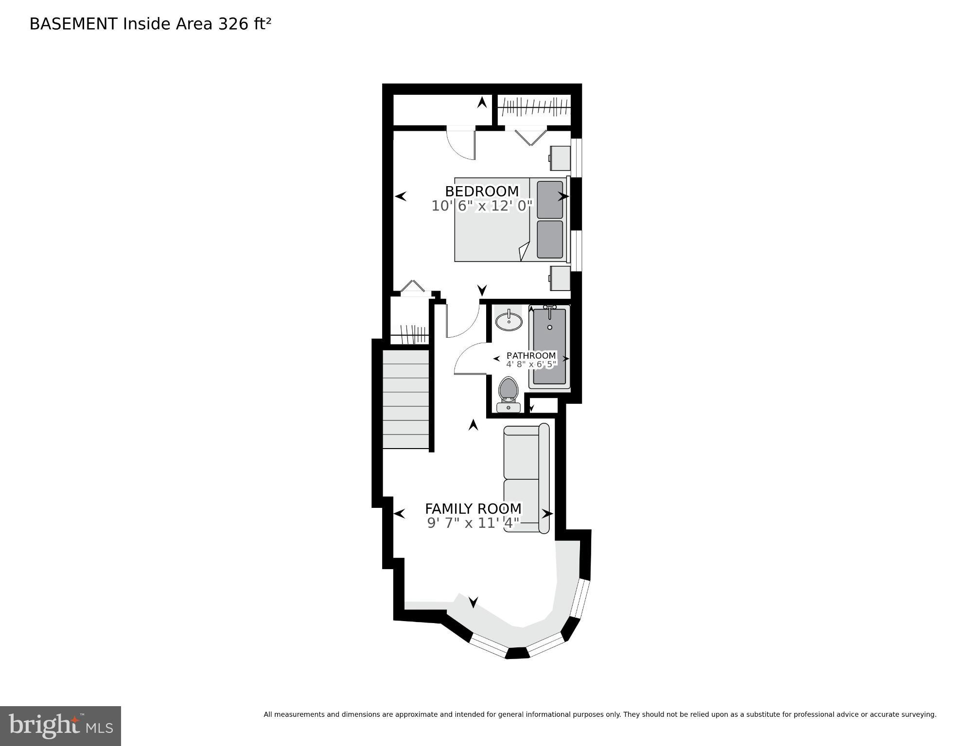 1600 Jackson Street Baltimore, MD 21230 - Photo 42 of 43 Basement Floor Plan