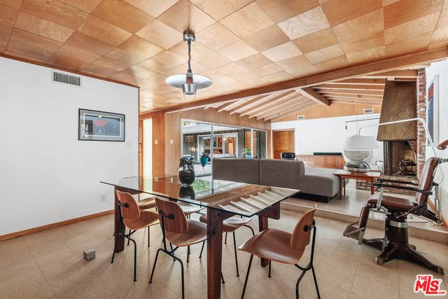 a outdoor space with a couch