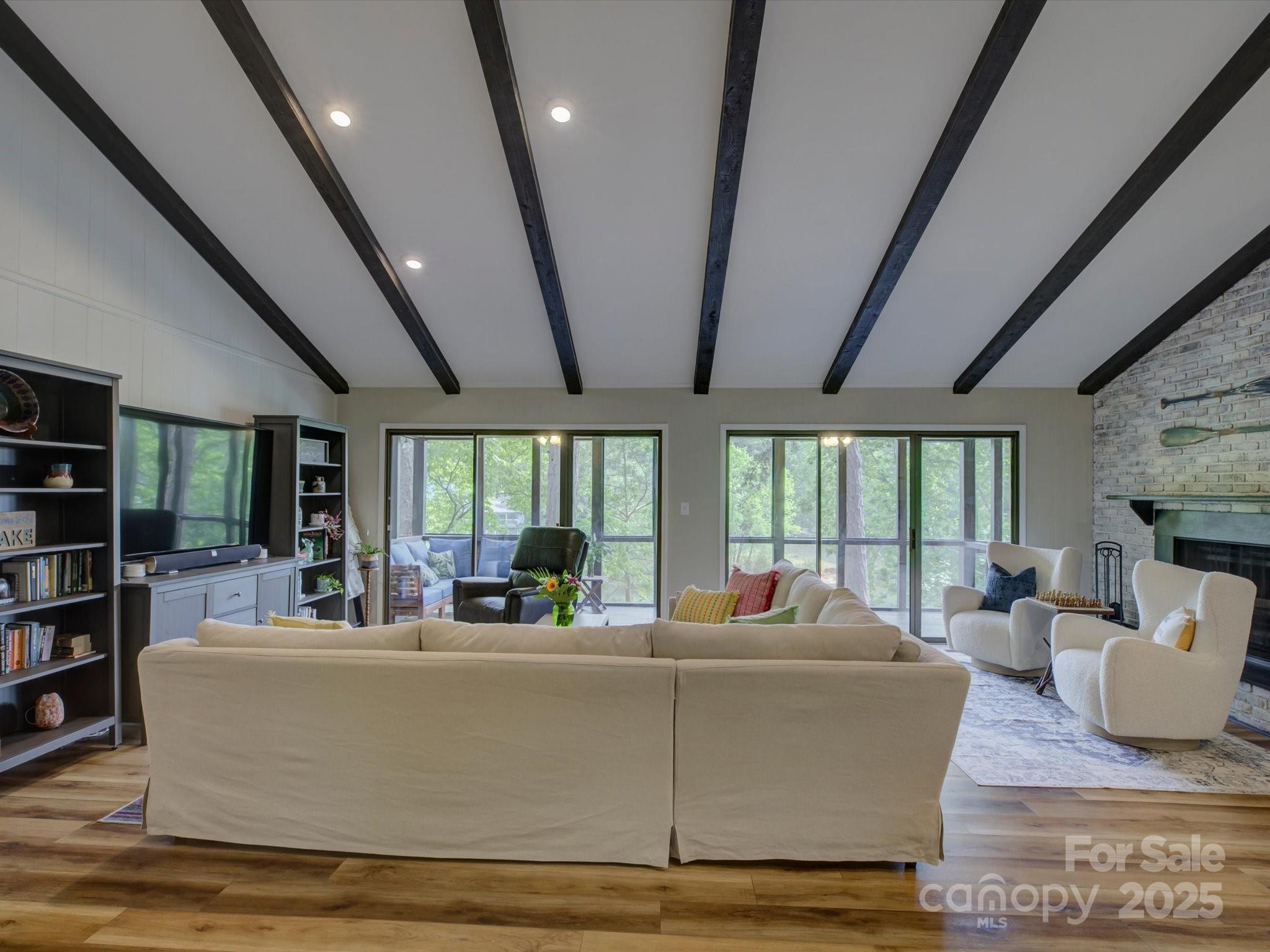 1114 Palmyra Drive Tega Cay, SC 29708 - Photo 7 of 48 a living room with furniture and a large window