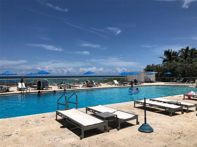 a view of a terrace with outdoor seating