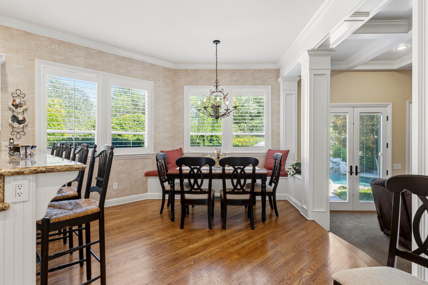 5869 Granite Hills Drive South Granite Bay, CA 95746 - Photo 14 of 66 a view of a dining room with furniture window and outside view