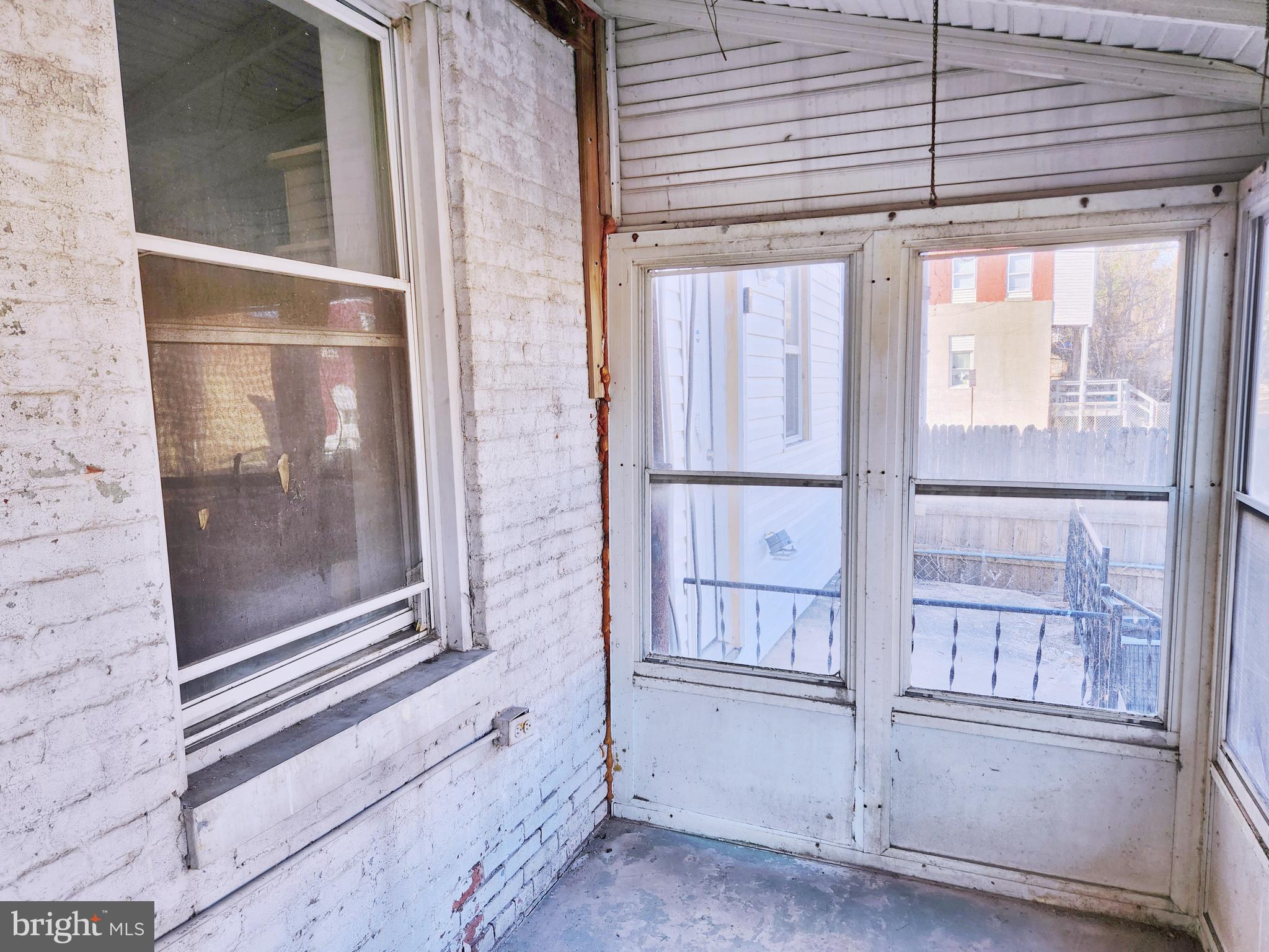 1623 Rutland Avenue Baltimore, MD 21213 - Photo 17 of 19 Enclosed Rear Porch