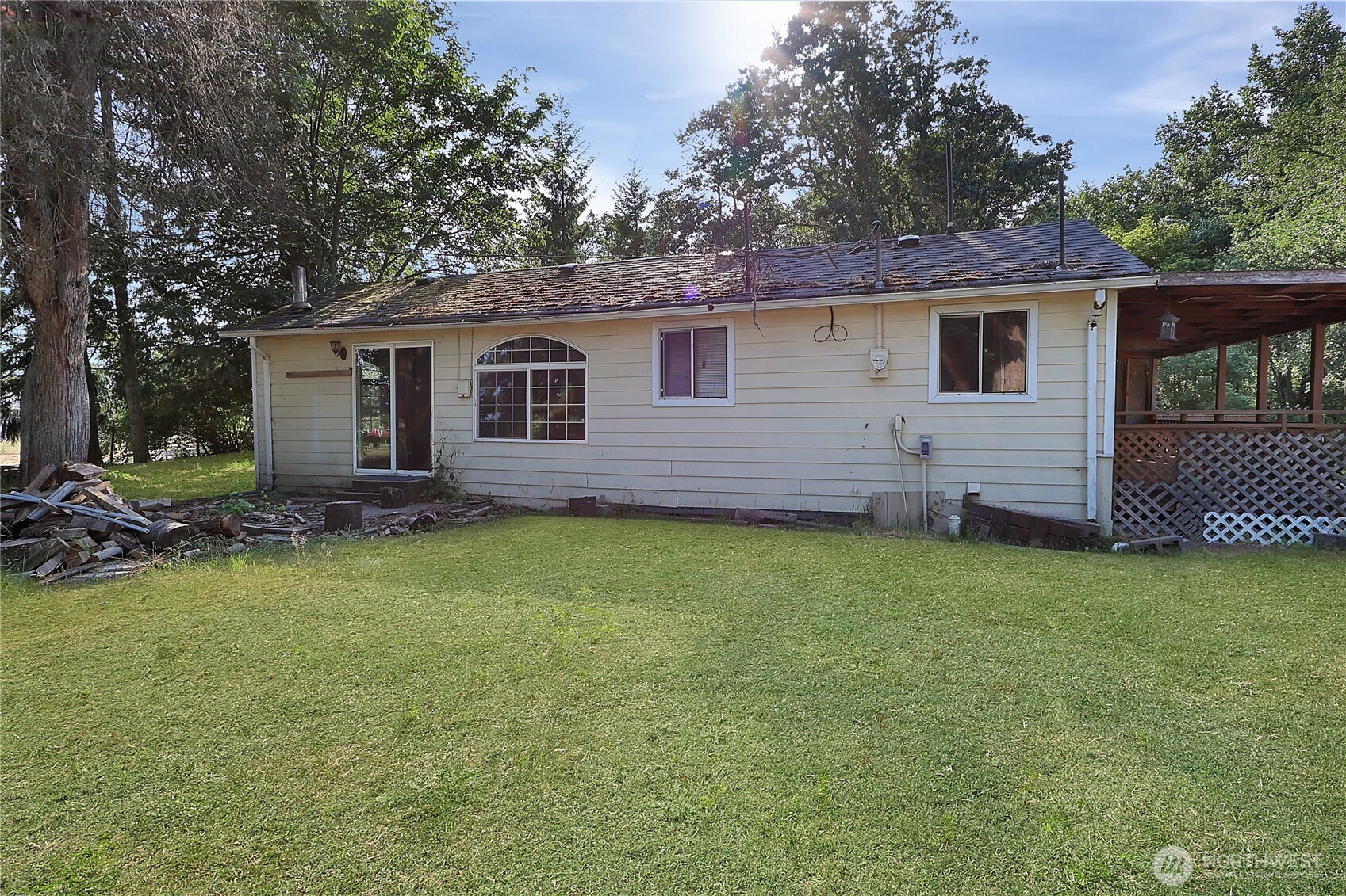 514 Higgins Greig Road South Roy, WA 98580 - Photo 19 of 19 a front view of house with yard and trees in the background