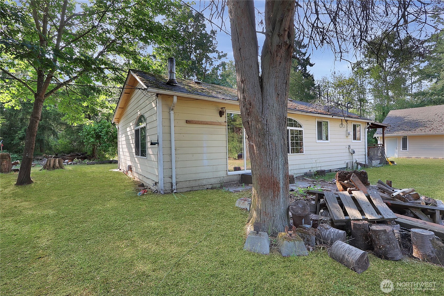 514 Higgins Greig Road South Roy, WA 98580 - Photo 3 of 19 a view of backyard of house with green space