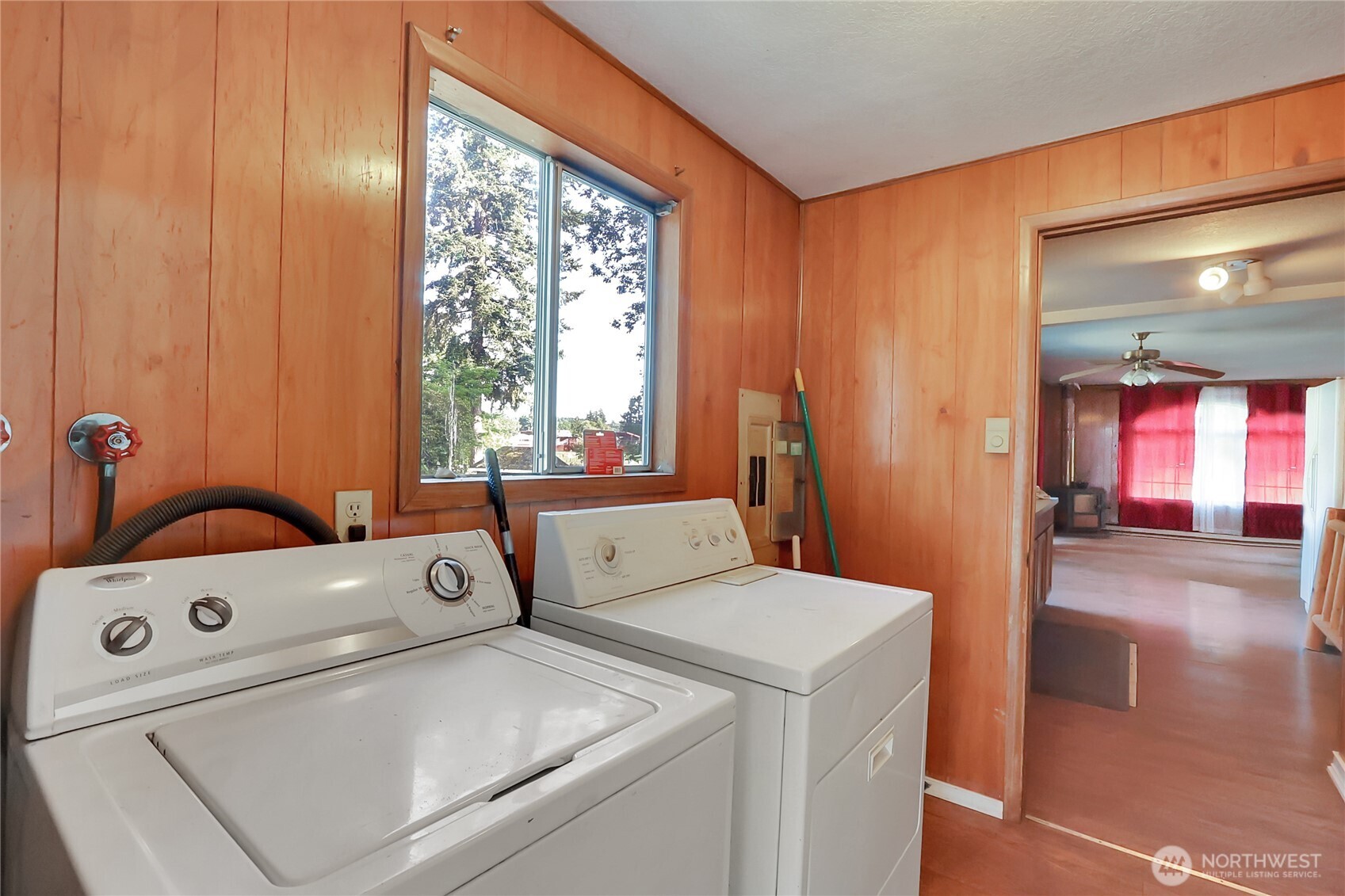 514 Higgins Greig Road South Roy, WA 98580 - Photo 7 of 19 a utility room with dryer and washer