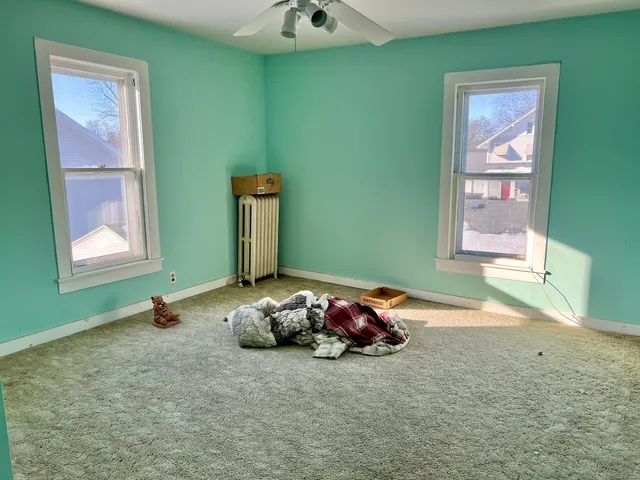 a room with a window