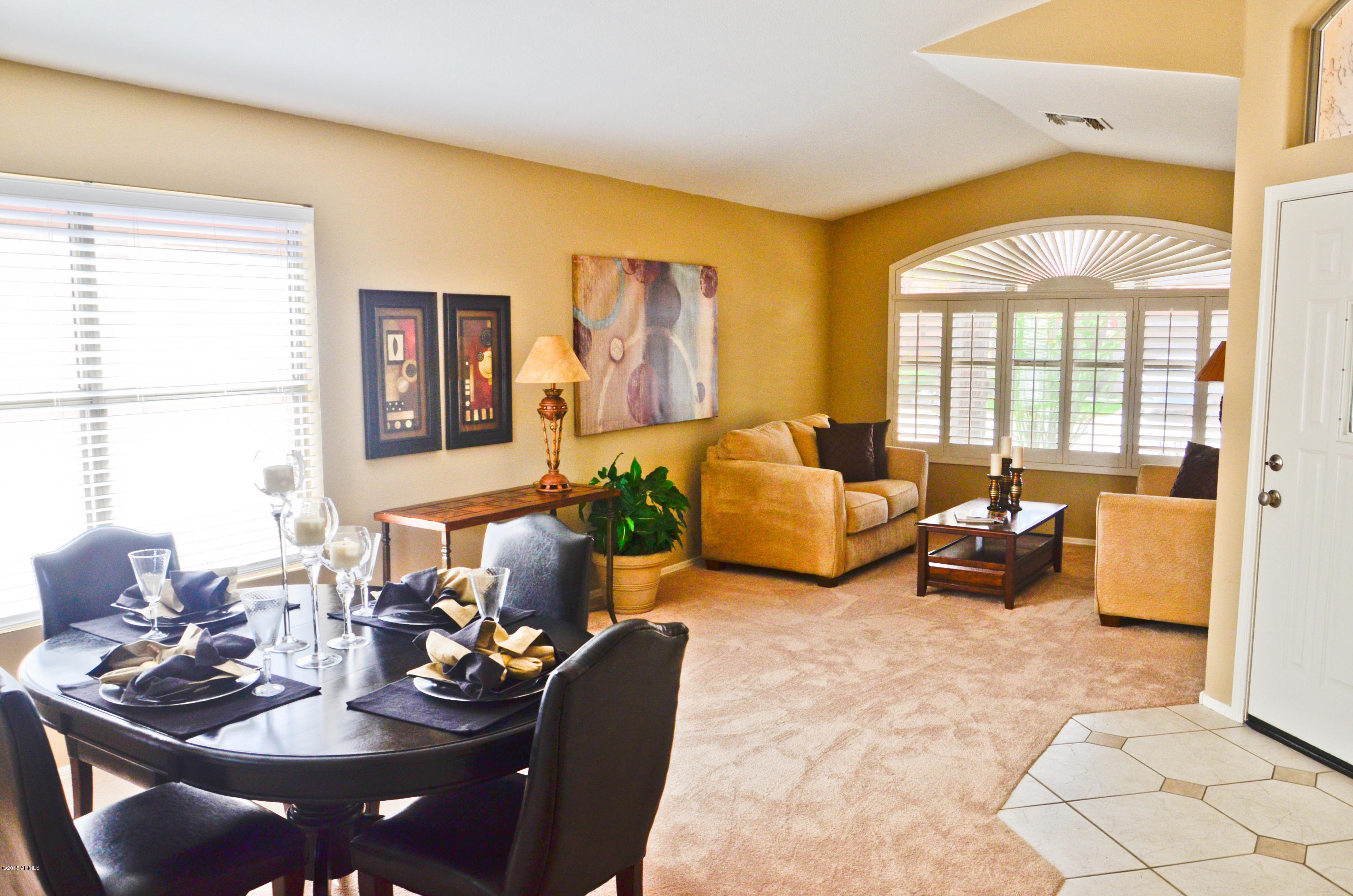 4628 East Jaeger Road Phoenix, AZ 85050 - Photo 1 of 31 View of Living room and Dinning area