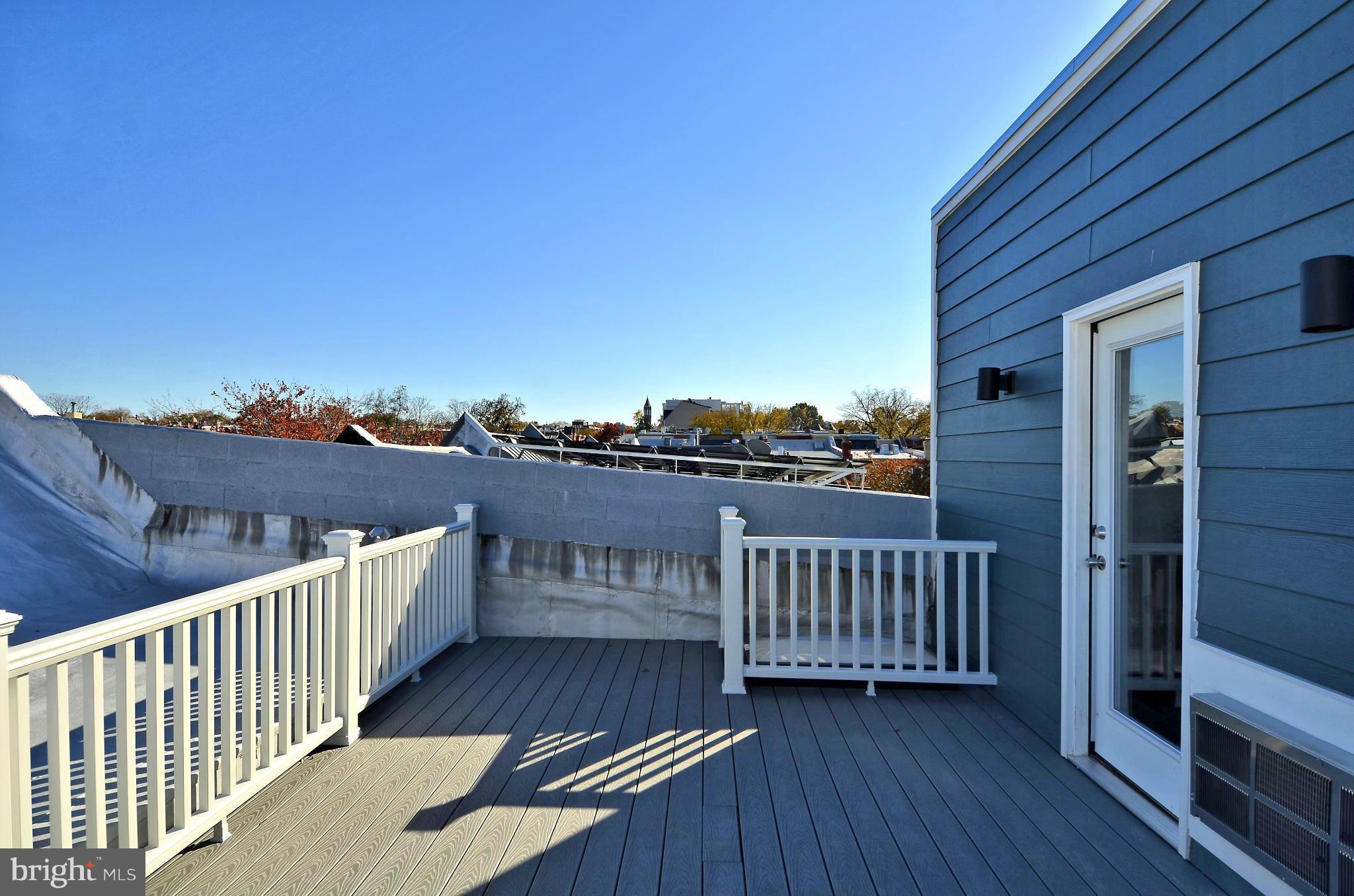 620 6th Street Northeast Washington, DC 20002 - Photo 18 of 30 Roof deck with Capitol Dome views