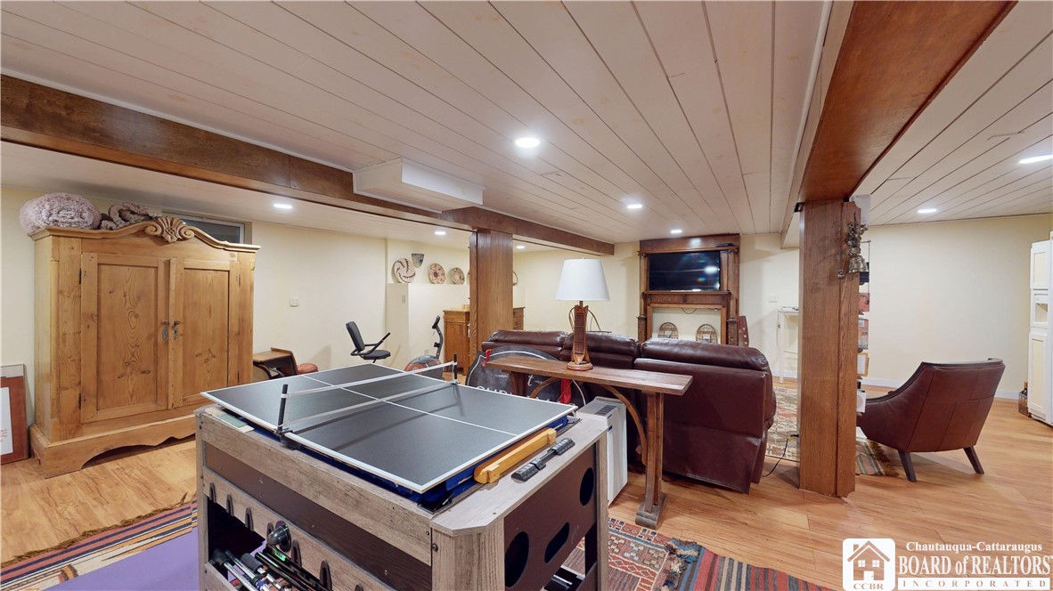 2545 A And B Parsonage Road, Unit A Findley Lake, NY 14736 - Photo 33 of 46 Main Lodge rec room in basement
