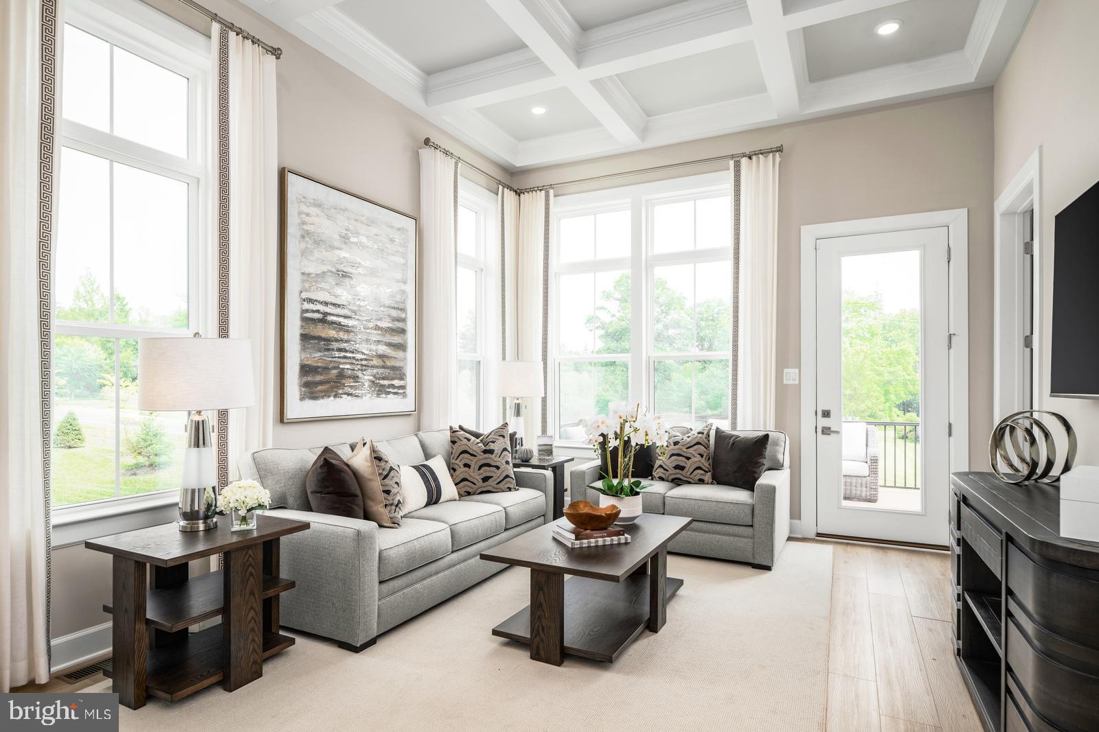 3187 Leopold Court Huntingdon Valley, PA 19006 - Photo 8 of 27 a living room with furniture and large windows