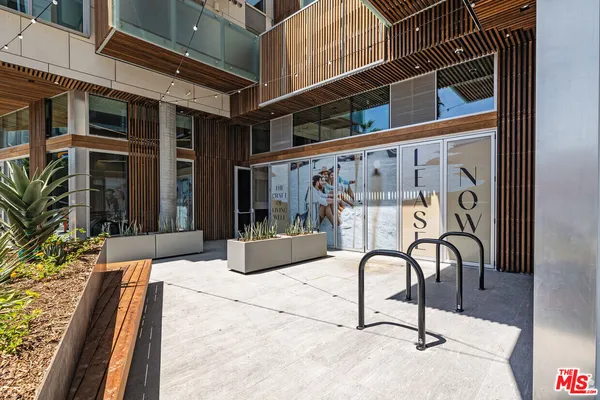 a outdoor space with furniture