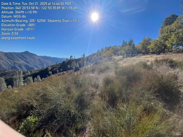 a view of a yard with wooden fence