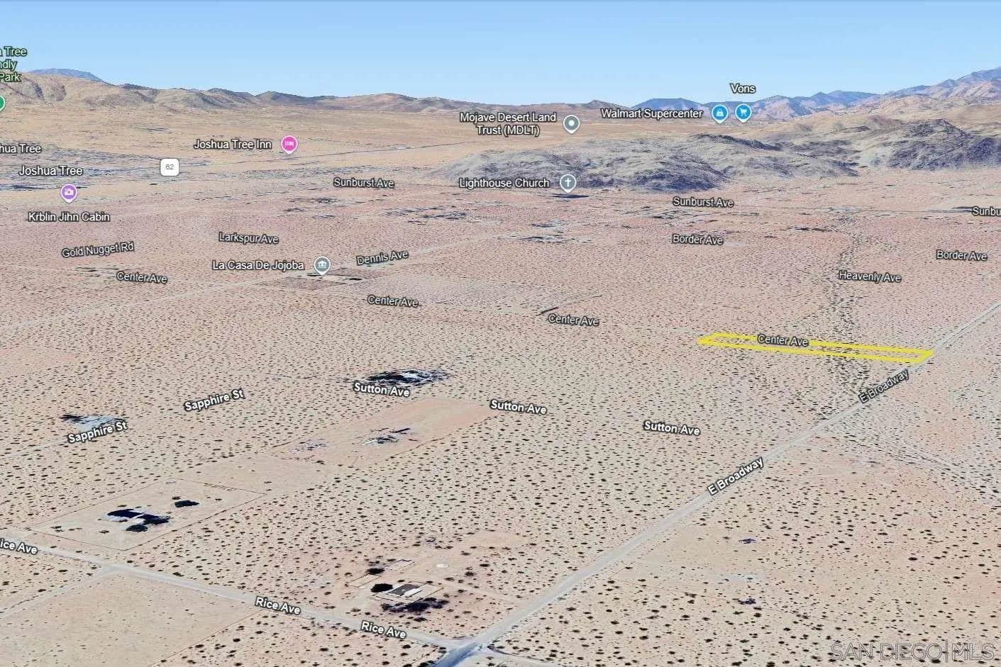 0 Center Avenue, Unit 1 Joshua Tree, CA 92252 - Photo 42 of 43 a view of beach and mountain view