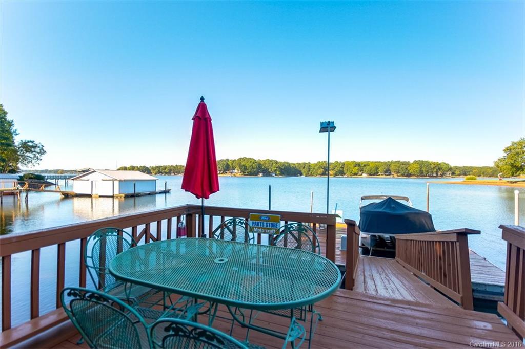4567 Kiser Island Road Terrell, NC 28682 - Photo 23 of 24 a view of a balcony with two chairs and a table
