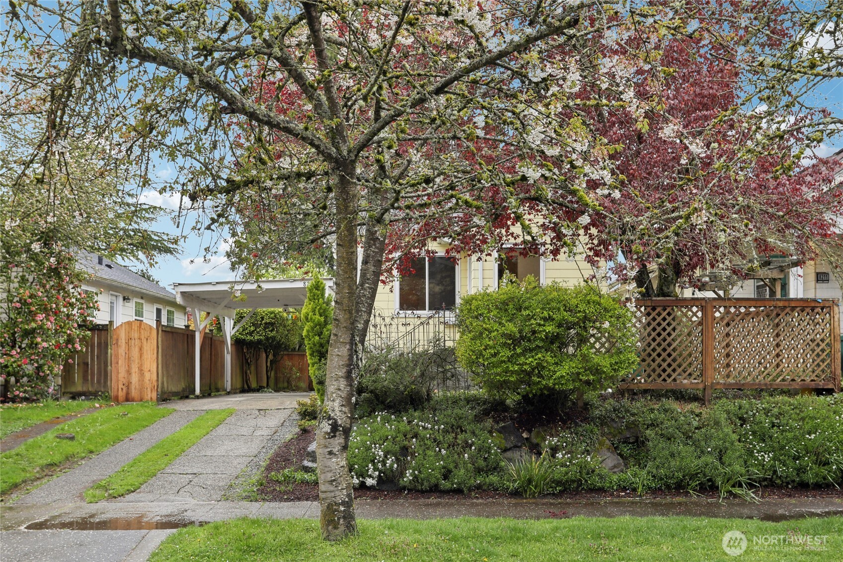 8207 Meridian Avenue North Seattle, WA 98103 - Photo 2 of 34 front view of a house with a yard