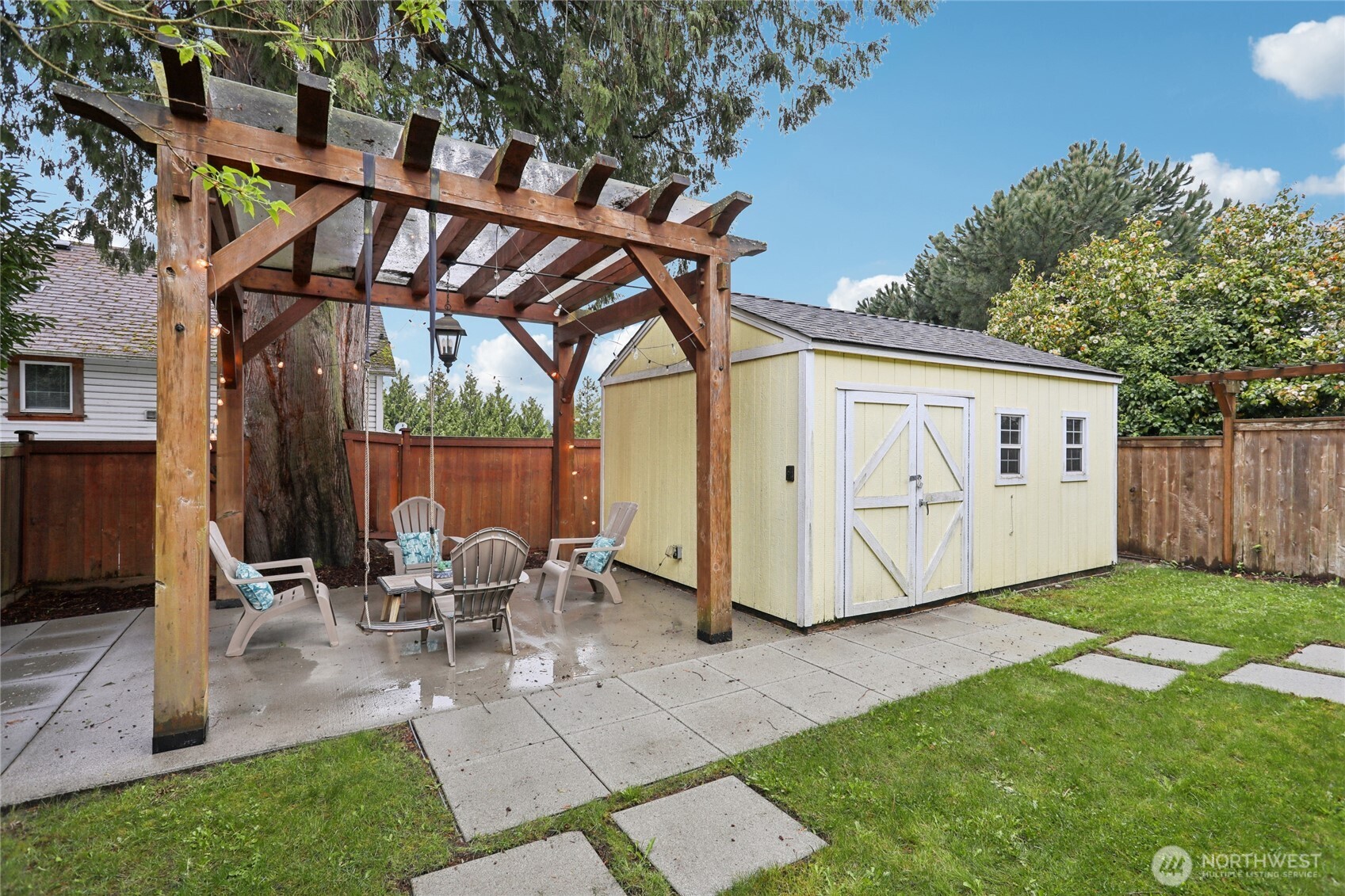 8207 Meridian Avenue North Seattle, WA 98103 - Photo 30 of 34 a view of yard with patio