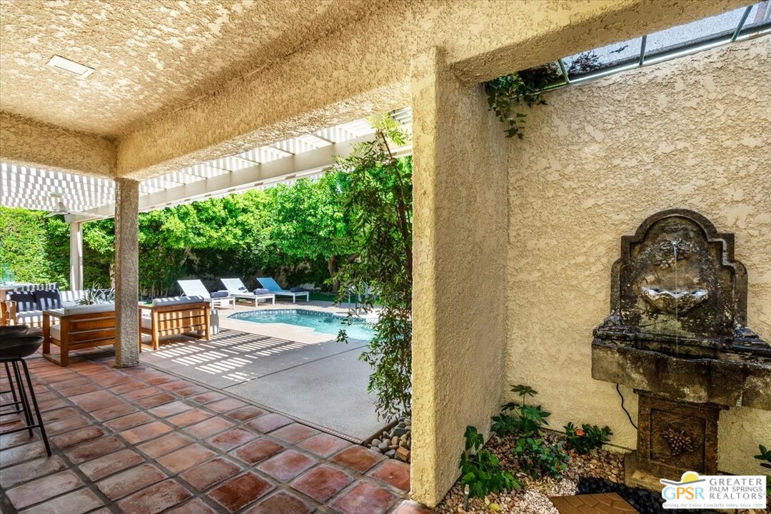 55 Sierra Madre Street Rancho Mirage, CA 92270 - Photo 34 of 59 a view of swimming pool with a patio