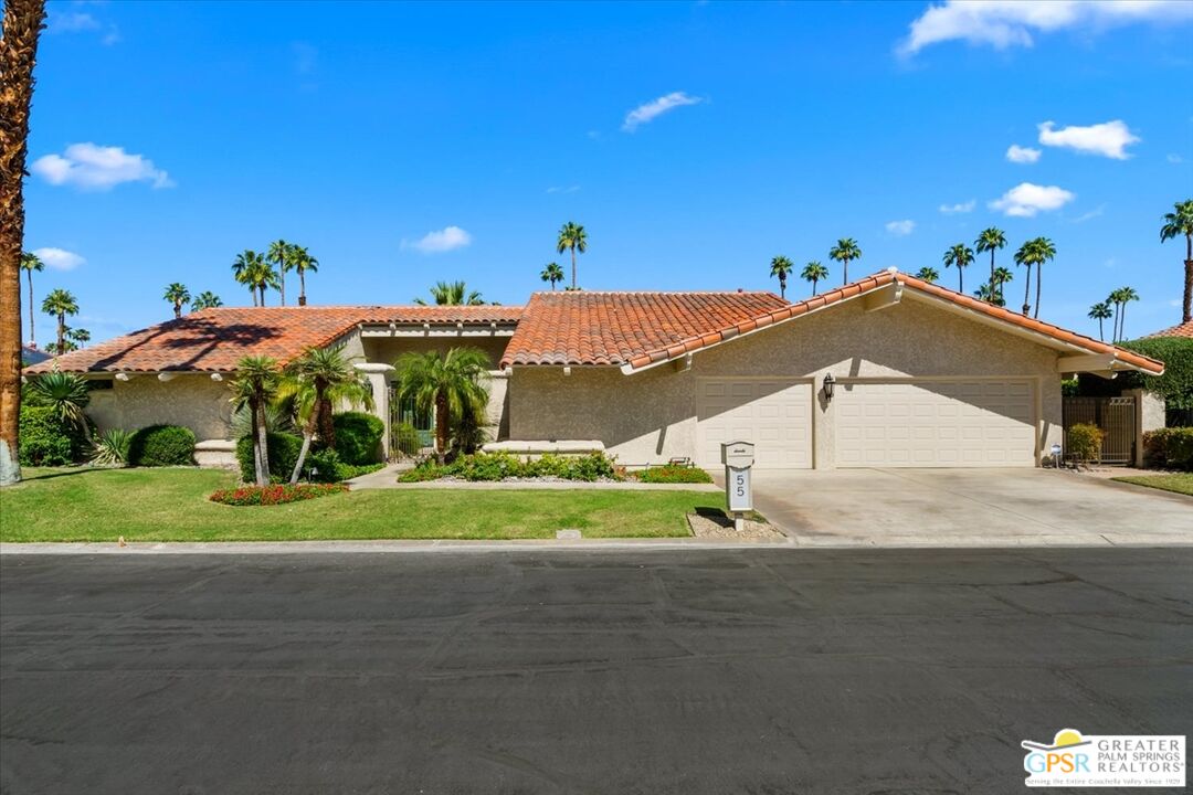 55 Sierra Madre Street Rancho Mirage, CA 92270 - Photo 53 of 59 a view of a house with a yard
