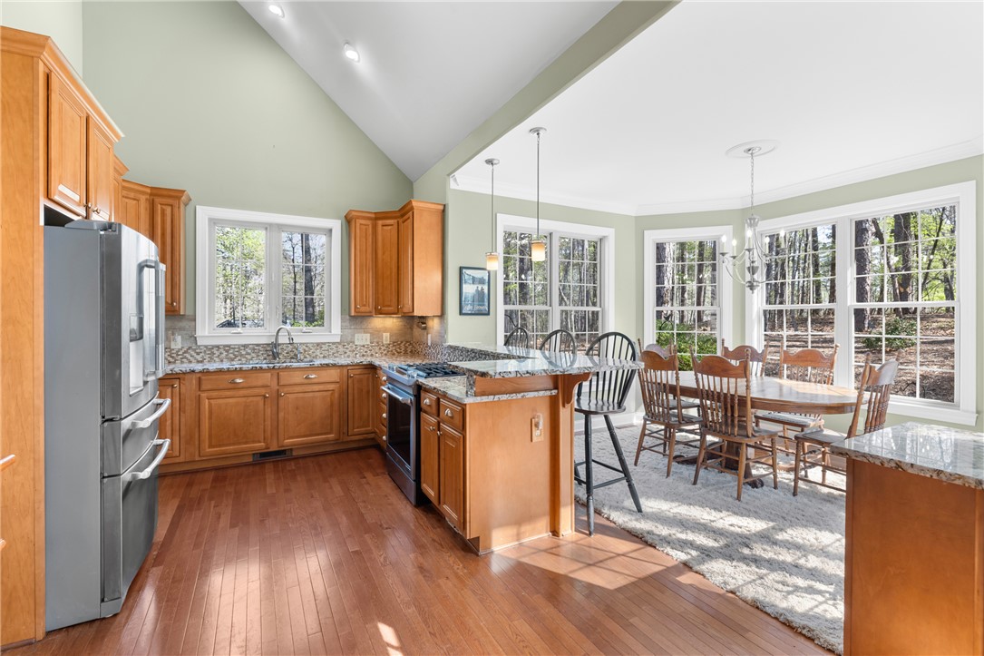 3 Halyard Way Salem, SC 29676 - Photo 8 of 48 Kitchen and Dining area with abundant nature views and natural light