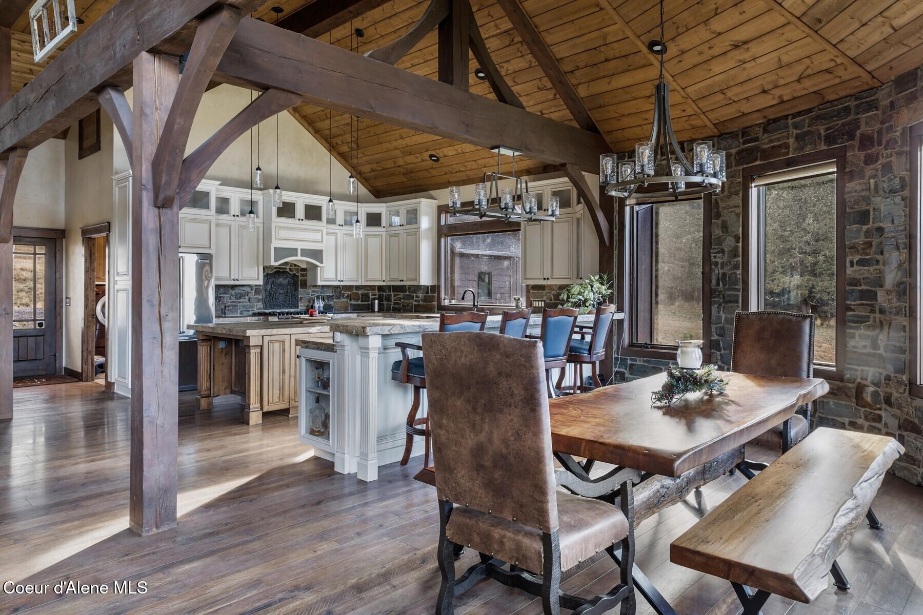 337 Coon Creek Road Plummer, ID 83851 - Photo 10 of 57 Curved Dining Area