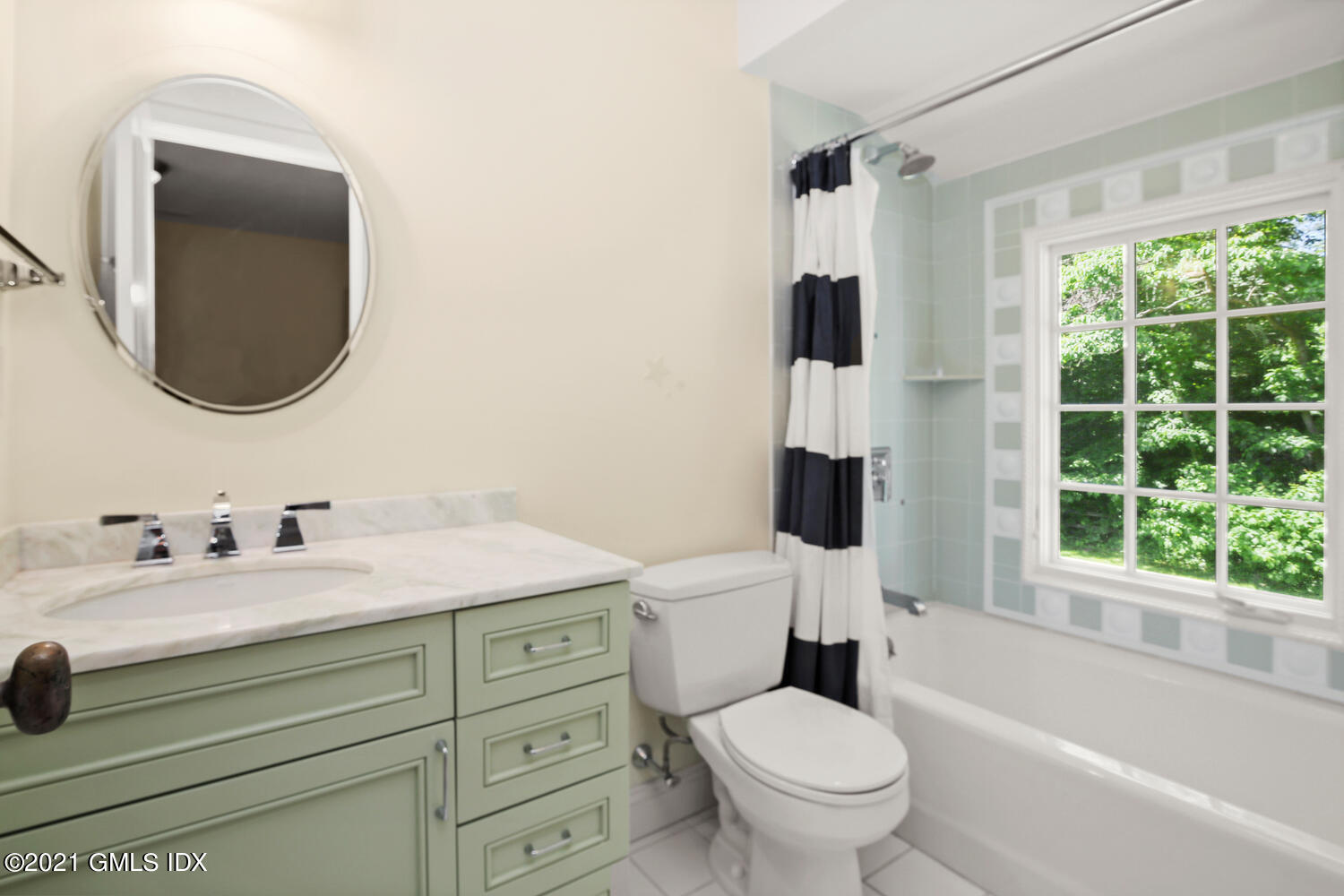 61 River Road Weston, CT 06883 - Photo 28 of 35 a bathroom with a toilet sink and mirror