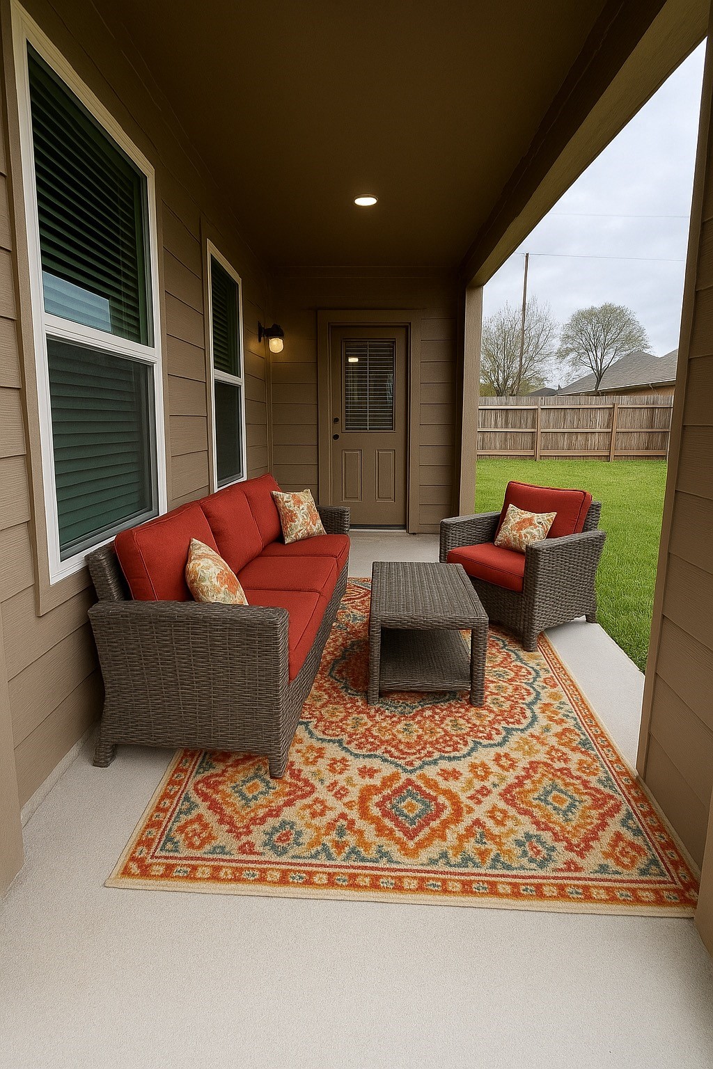 4301 Clover Street Houston, TX 77051 - Photo 29 of 31 a living room with furniture lamp and a large window