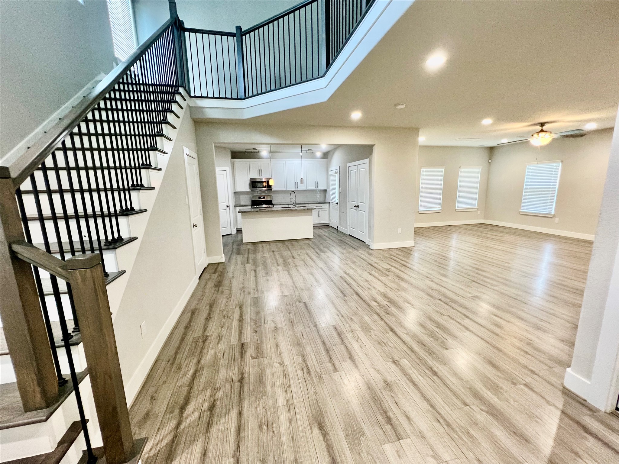 4301 Clover Street Houston, TX 77051 - Photo 7 of 31 a view of an entryway with wooden floor
