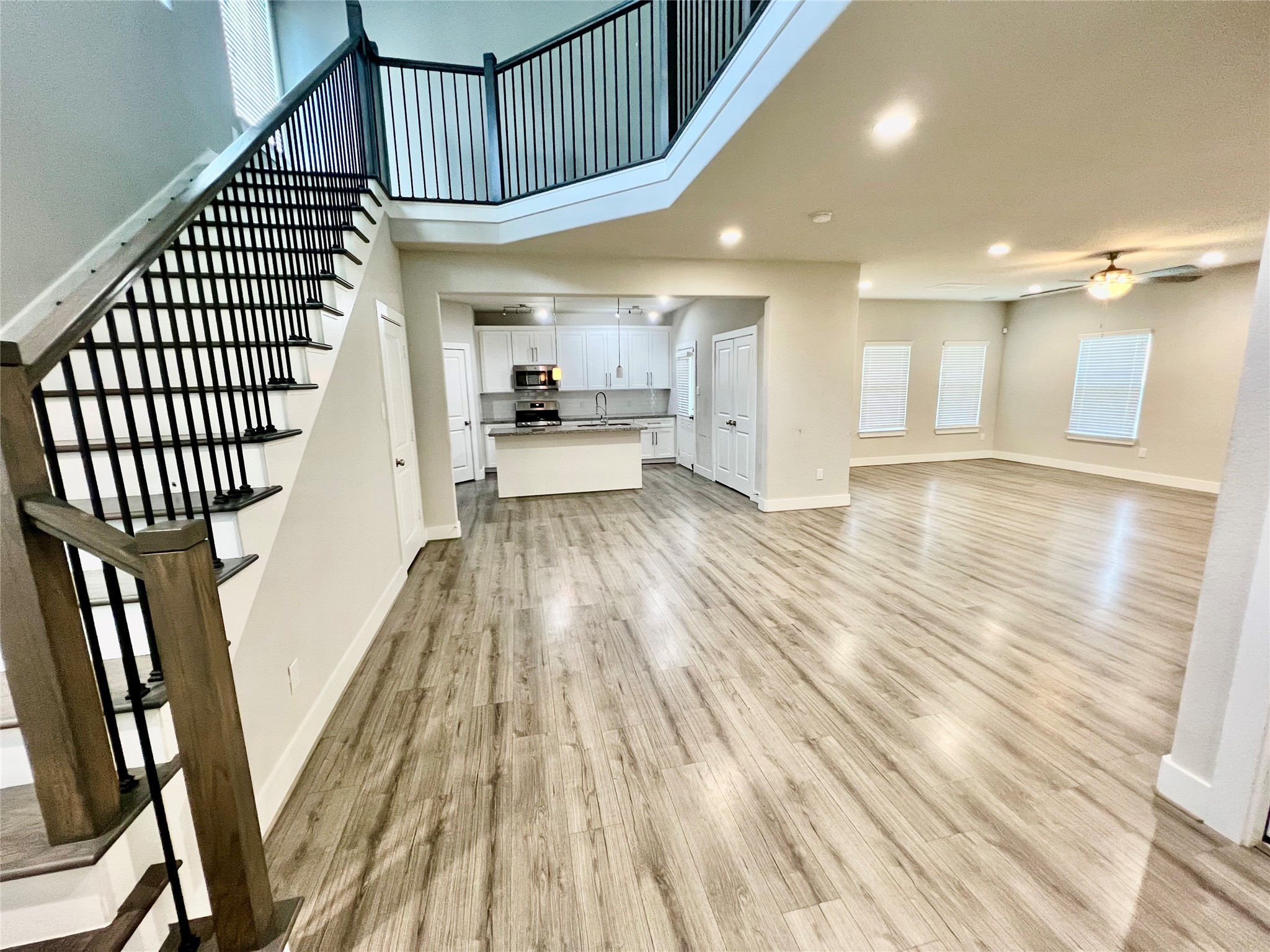 4301 Clover Street Houston, TX 77051 - Photo 7 of 32 a view of an entryway with wooden floor