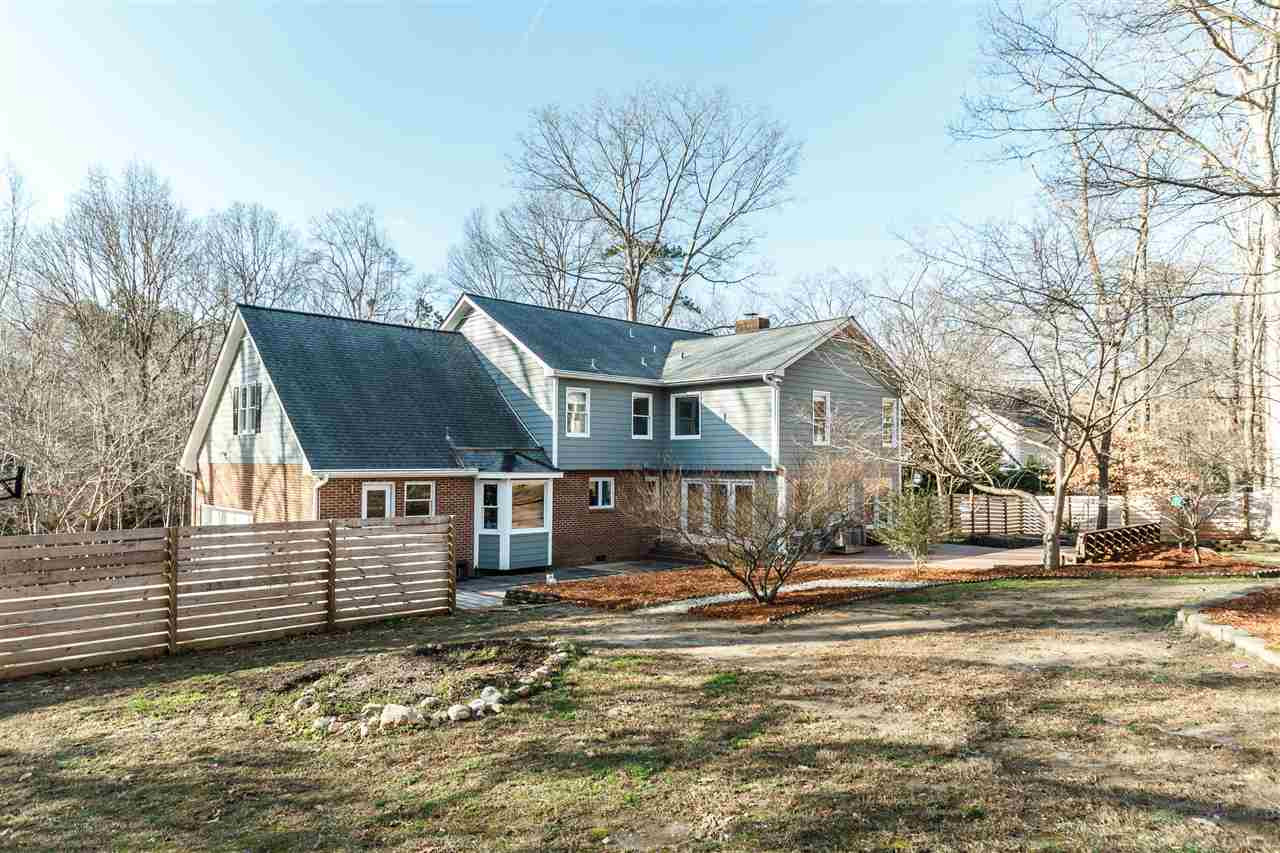 3412 1st Place Raleigh, NC 27613 - Photo 24 of 25 What a beautiful back exterior. Attractive fence. Exterior Back