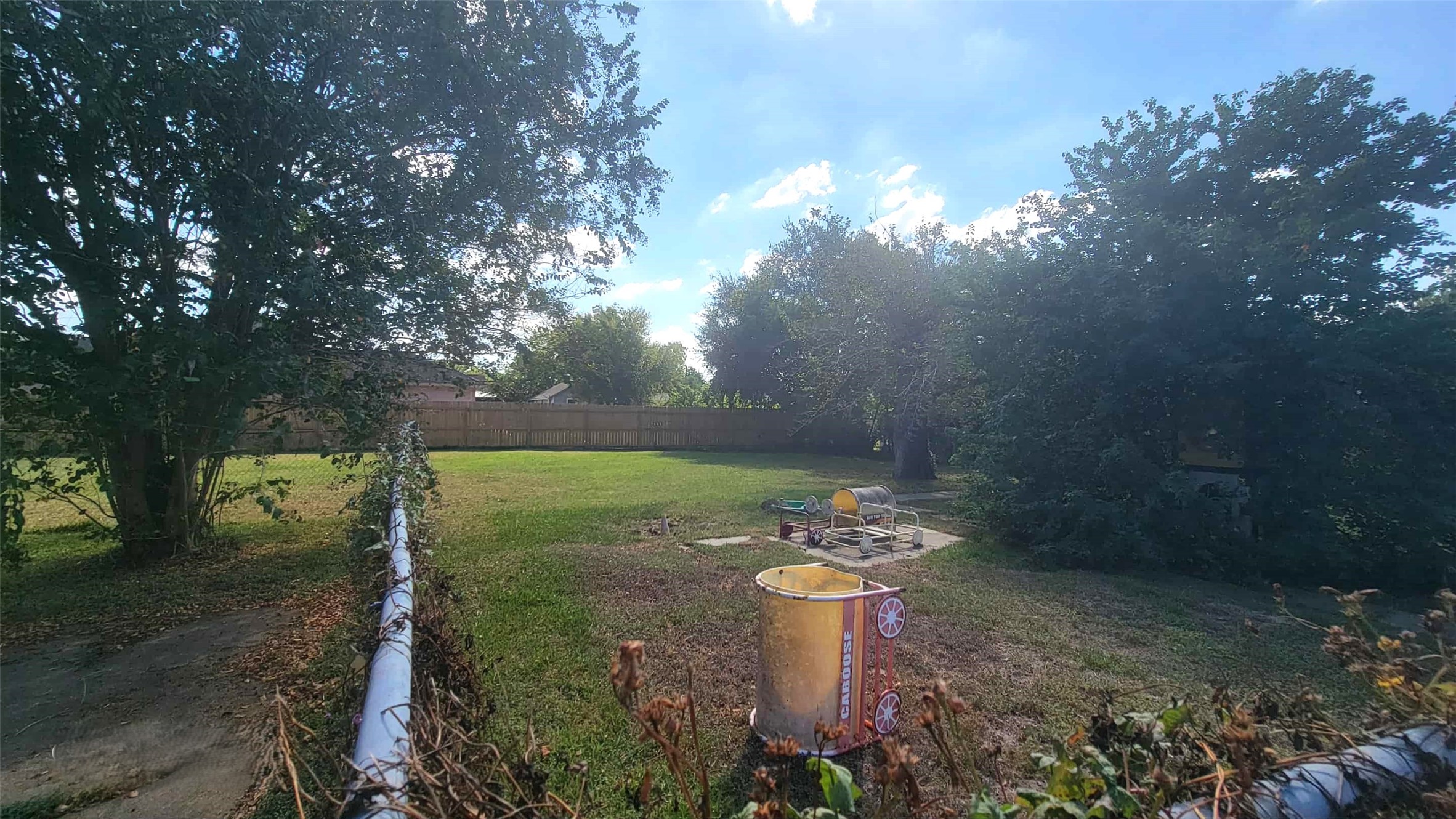 0 Shaver Street Pasadena, TX 77506 - Photo 6 of 6 a view of a garden with an outdoor space