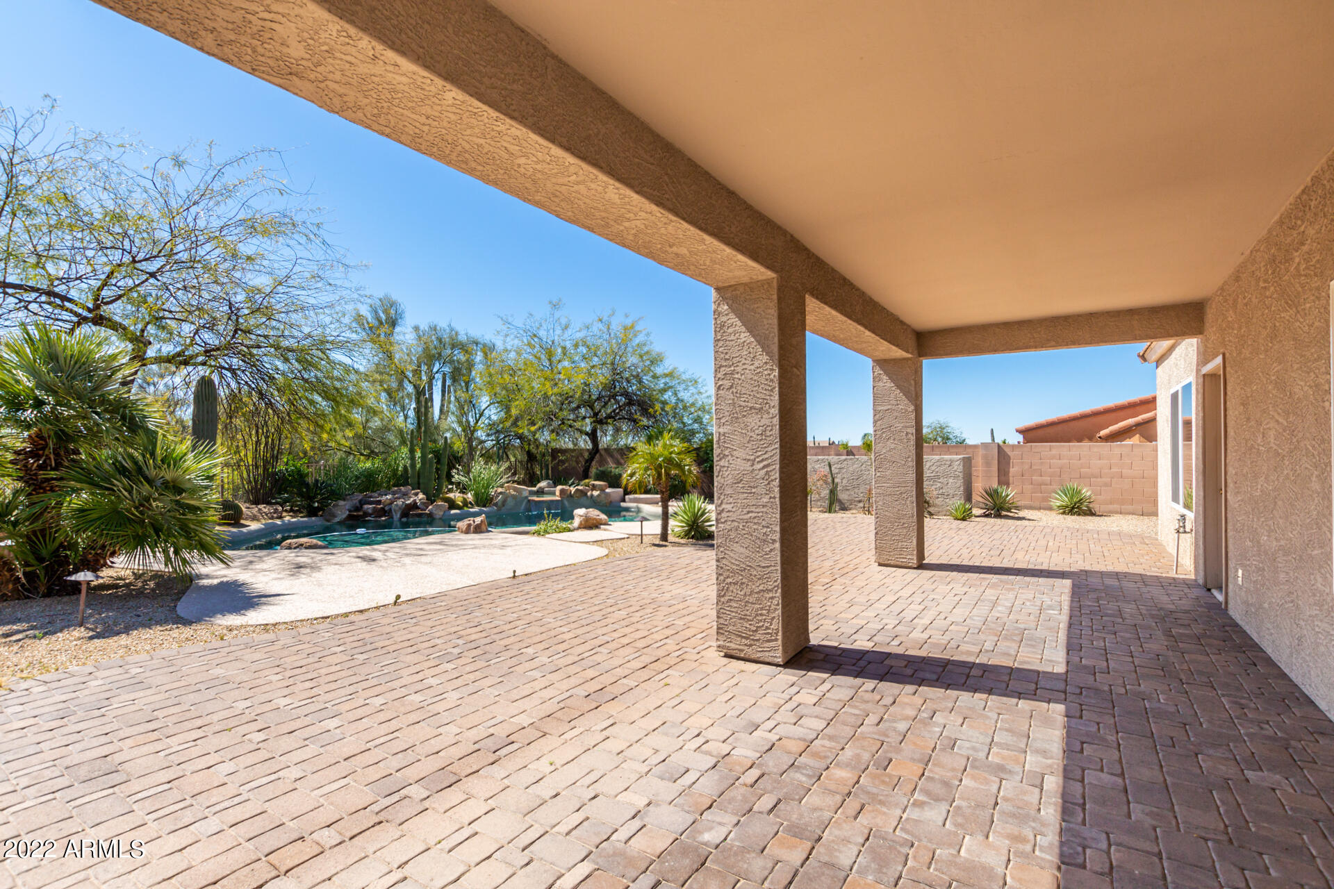 4451 East Sleepy Ranch Road Cave Creek, AZ 85331 - Photo 17 of 22 Covered Pavered Patio