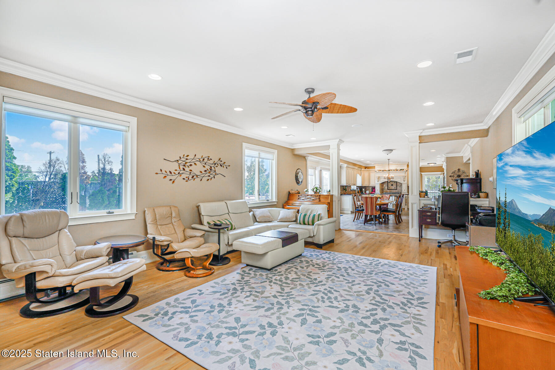 66 Normalee Road Staten Island, NY 10305 - Photo 23 of 54 a living room with furniture and a large window