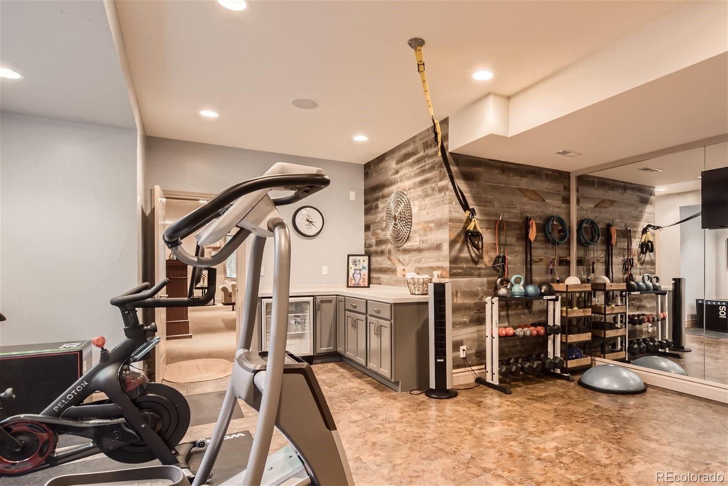 722 Skywalker Point Lafayette, CO 80026 - Photo 26 of 47 a view of a room with gym equipment