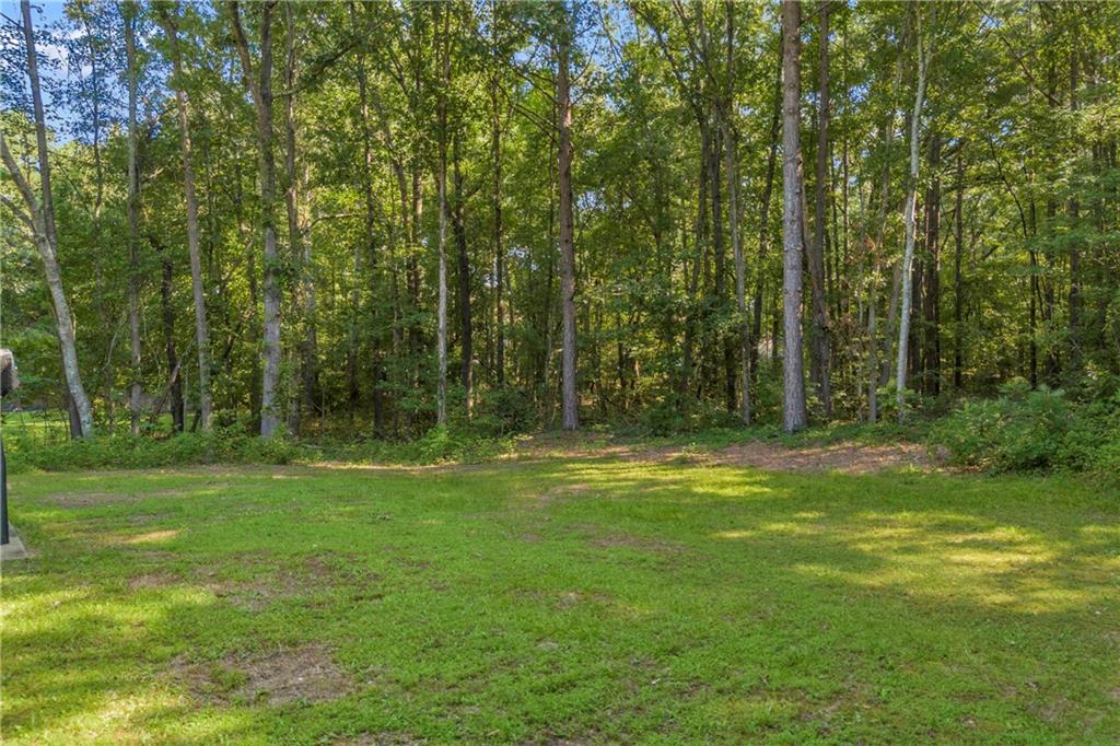 624 Red Fox Lane Auburn, GA 30011 - Photo 21 of 28 a view of a grassy field with trees in the background