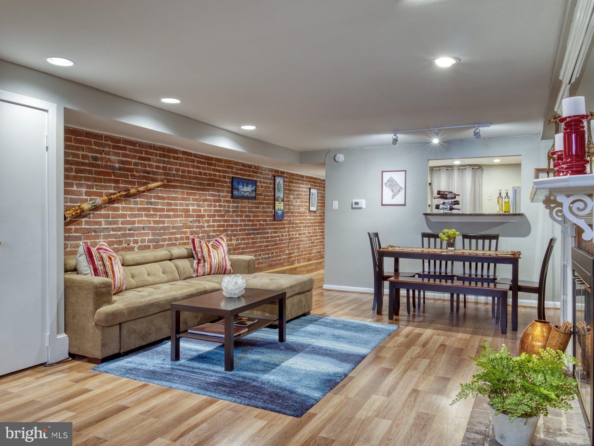 1808 Belmont Road Northwest, Unit 1 Washington, DC 20009 - Photo 7 of 30 Exposed brick wall