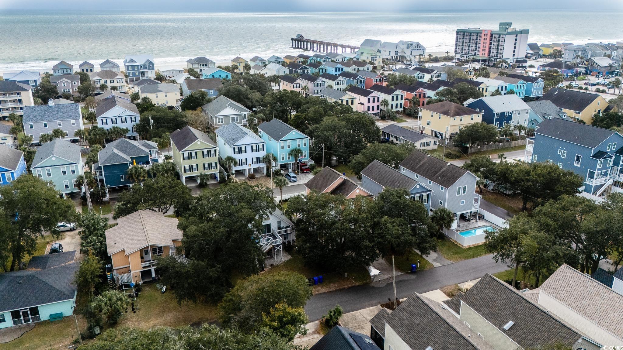 114 North Pinewood Drive Surfside Beach, SC 29575 - Photo 12 of 40 Birds eye view of property with a water view